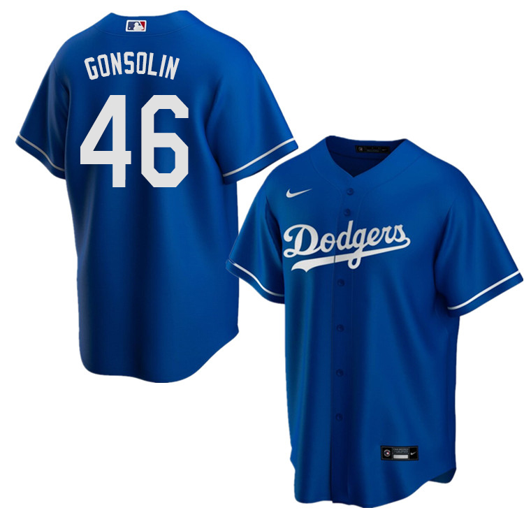 Nike Men #46 Tony Gonsolin Los Angeles Dodgers Baseball Jerseys Sale-Blue